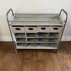 12  Slot Shoe Organizer With 4 Drawers