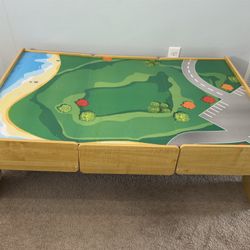 Kids Double Sided Play And Draw Activity Table