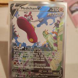 Medicham V #186 Pokemon Evolving Skies 