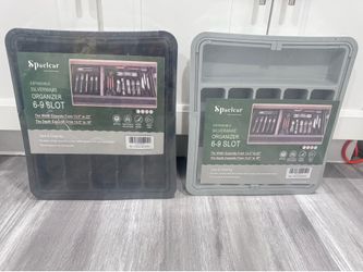 Spaclear 6-9 Slot Expandable Silverware Organizer