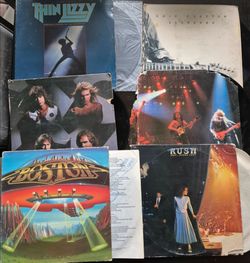 Classic Rock Vinyl LP Records and CD collection.
