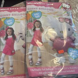 2 Giant Hello Kitty Ballon 