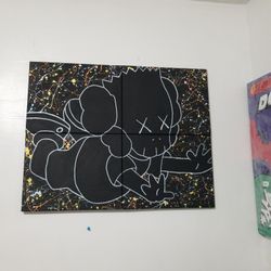 Kaws Bart Custom Paintings 