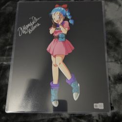 Tiffany Vollmer Autographed Signed Dragon Ball Z  Bulma (Pink Outfit) OCCM Cert