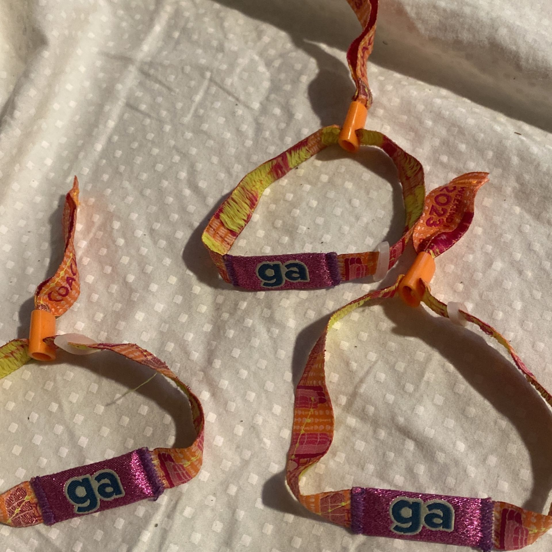 Coachella Wristbands