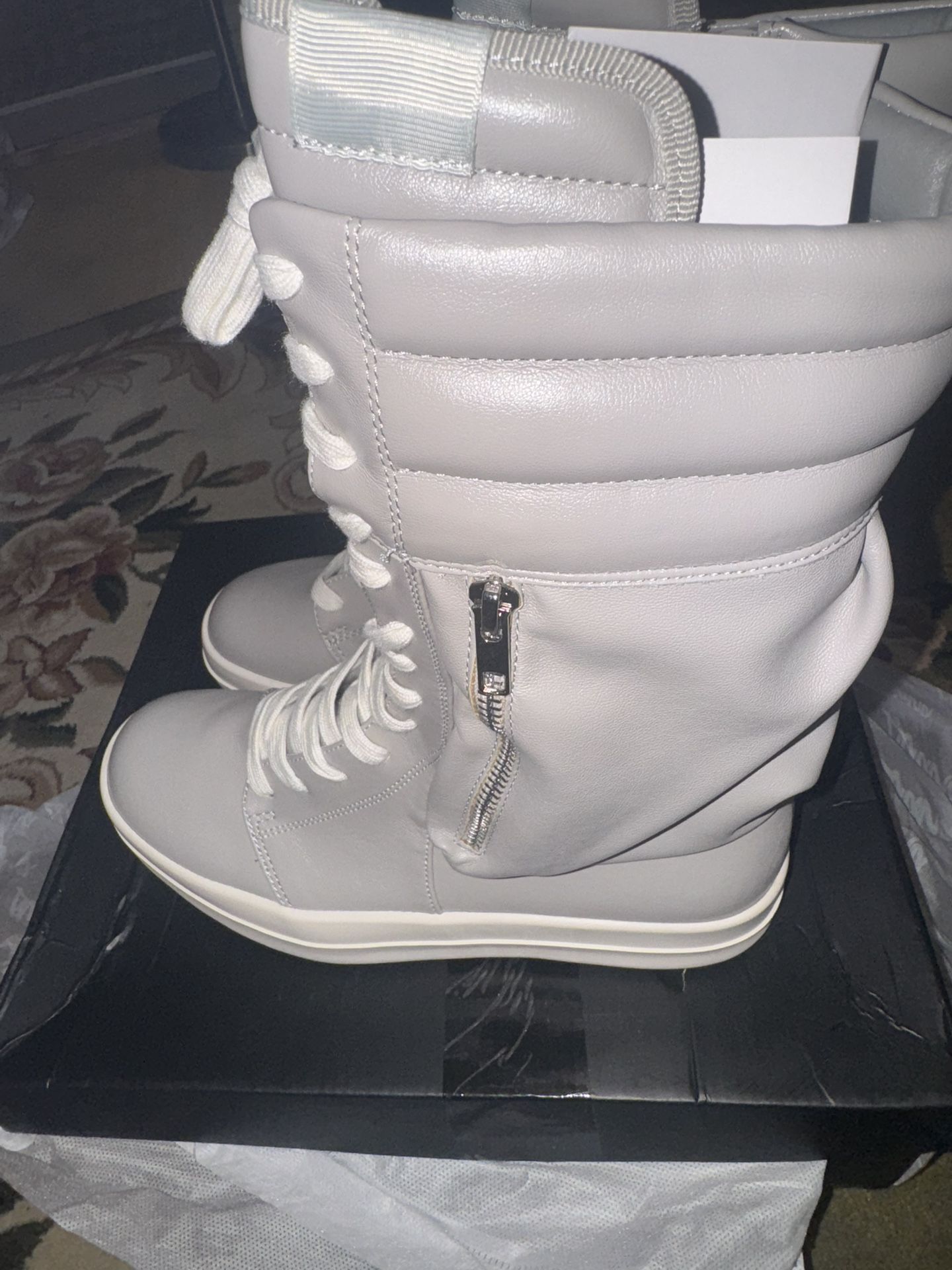 Grey Boots