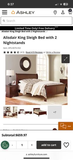 Sleigh Bed Queen