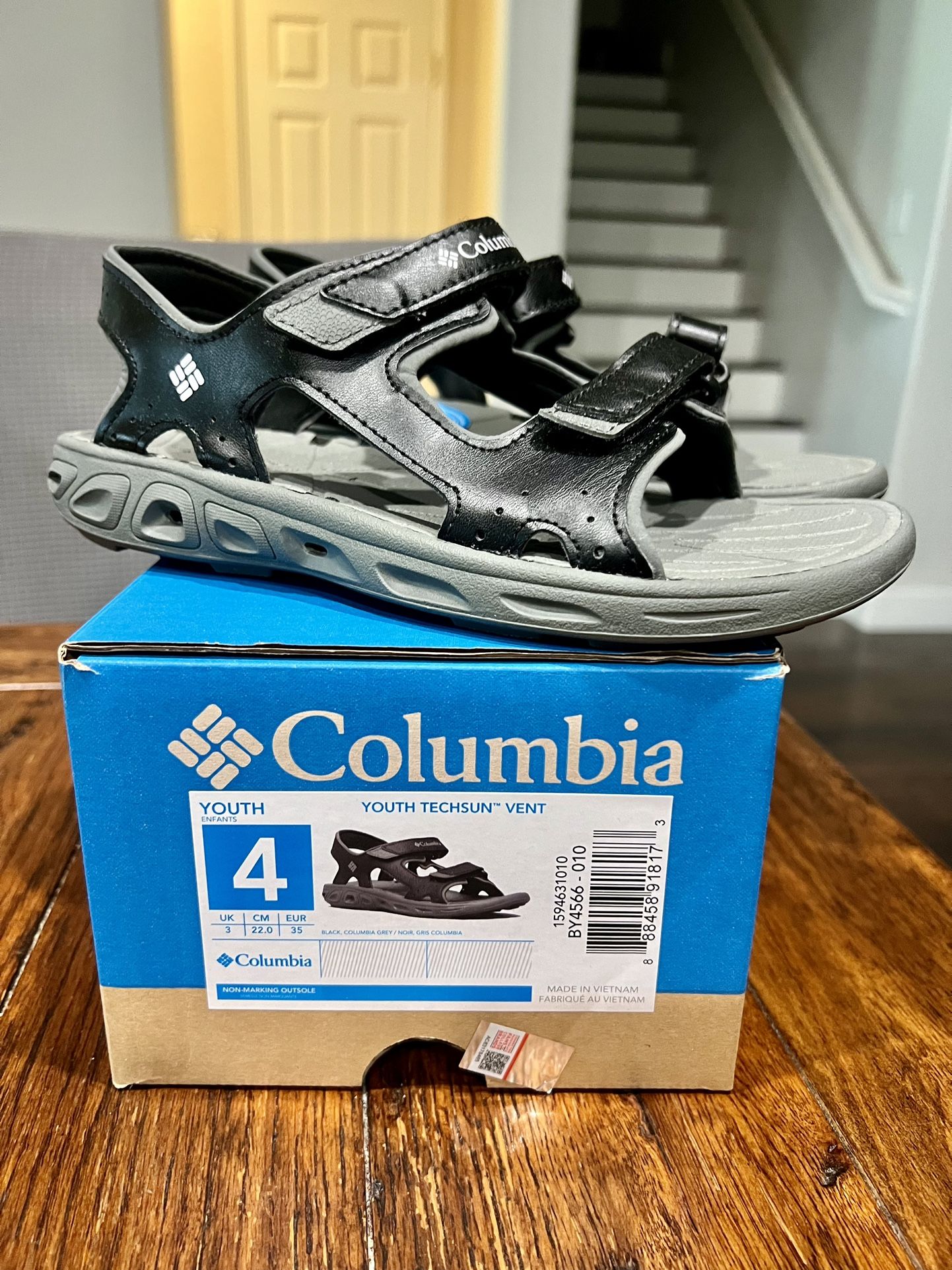 Columbia Techsun Vent Kids' Water Sandals Youth 4