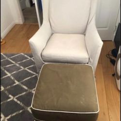 Restoration hardware classic wingback slipcovered glider