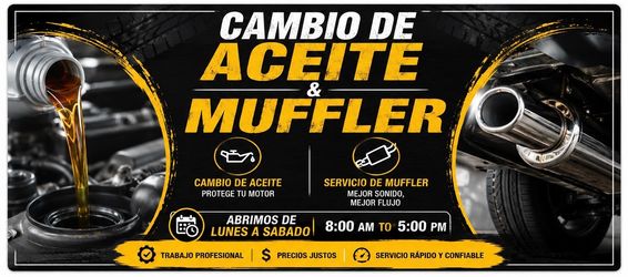 Cambio de aceite y Muffler