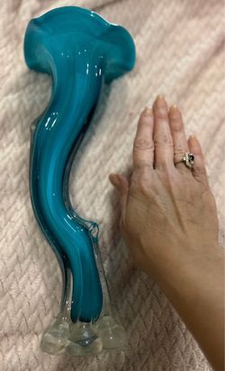 Vintage glass vase