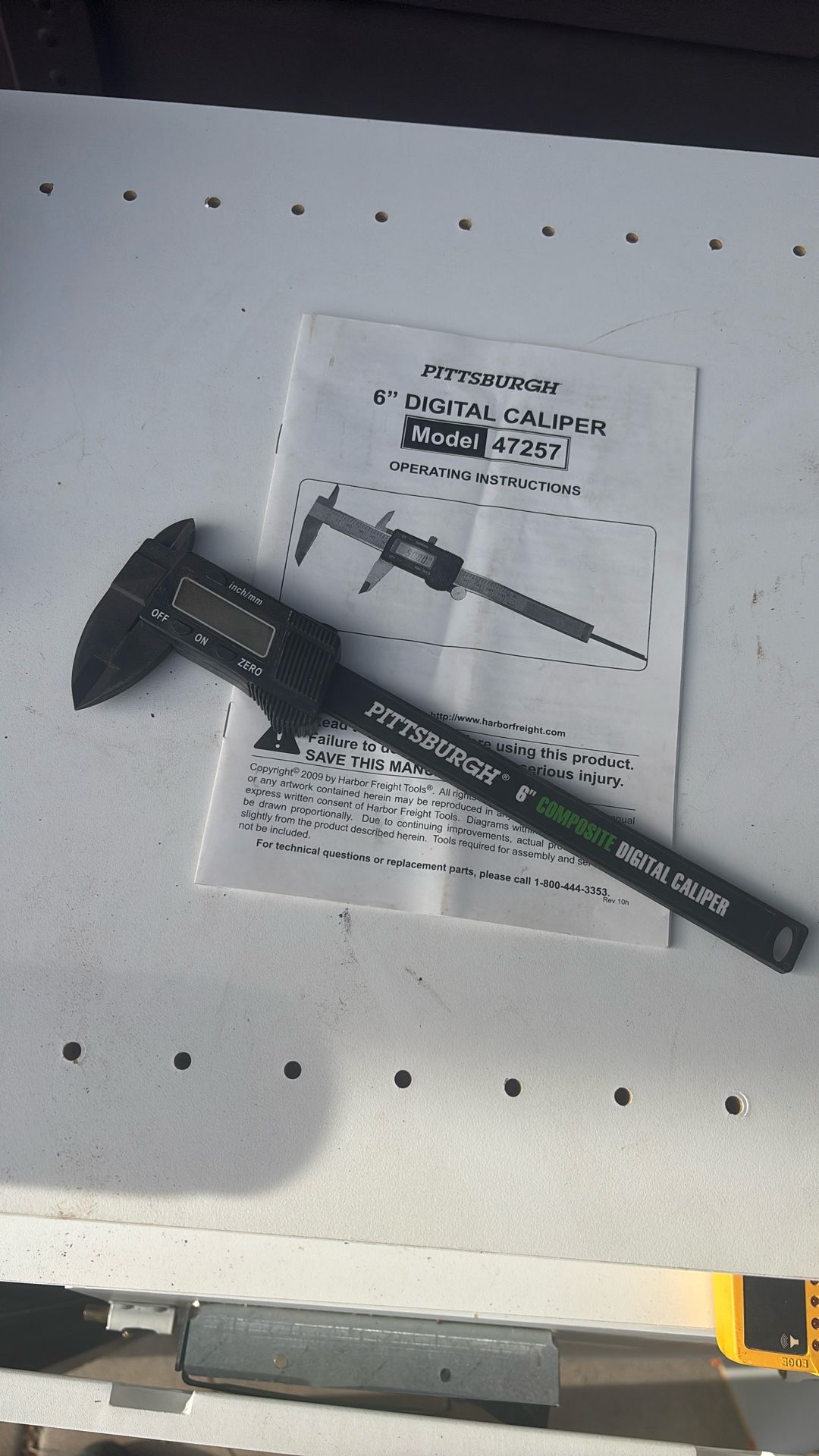 6 Inch Pittsburgh Digital Caliper