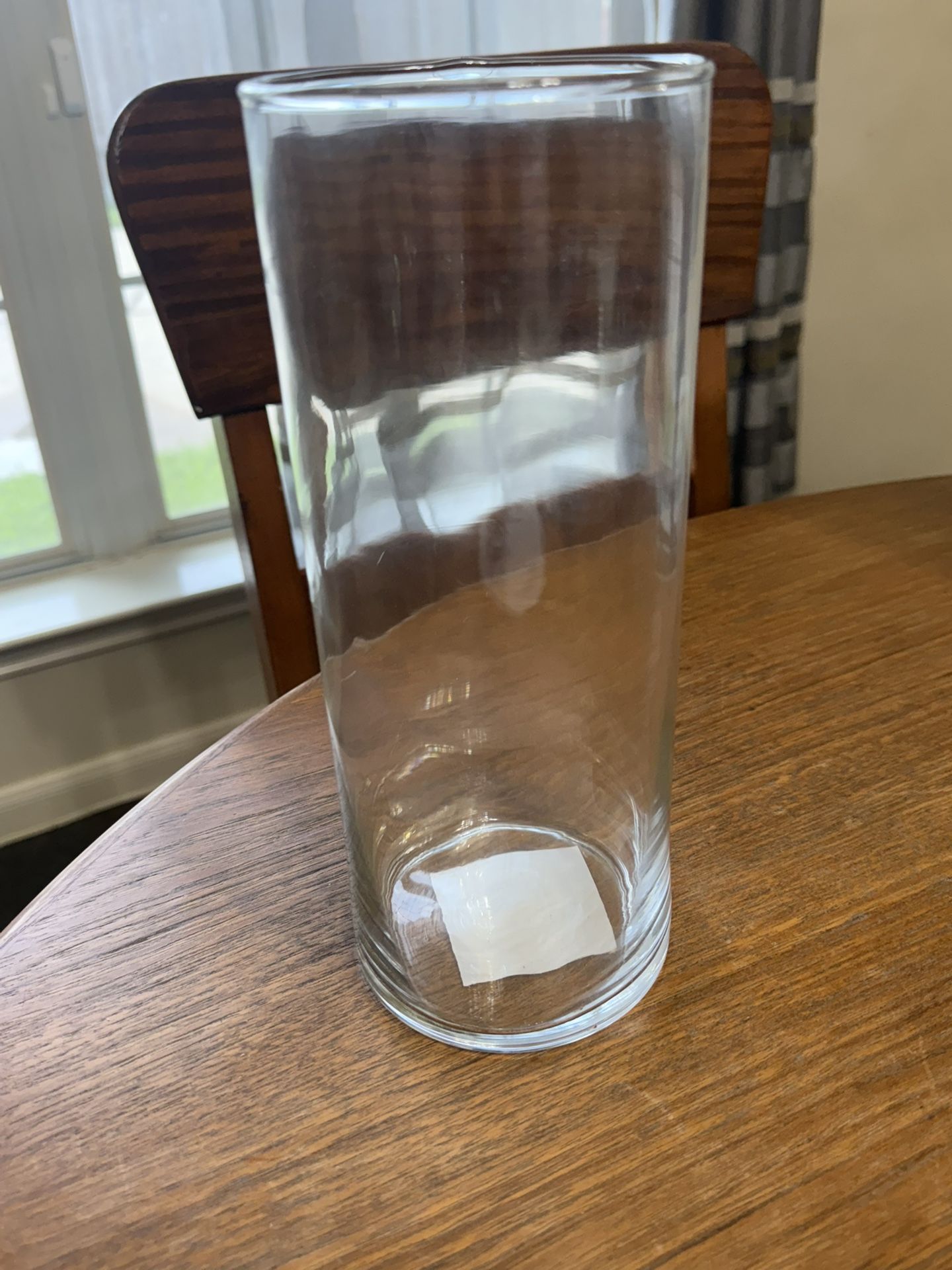 Quality Thick Weighted Clear Cylinder Glass Vases, 4"W x 10"H, Flower Arrangement Floating Candle Holders Wedding Centerpieces Terrarium Planter Flora