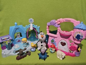 Disney Little People Princess Castle & Frozen Winter Wonderland