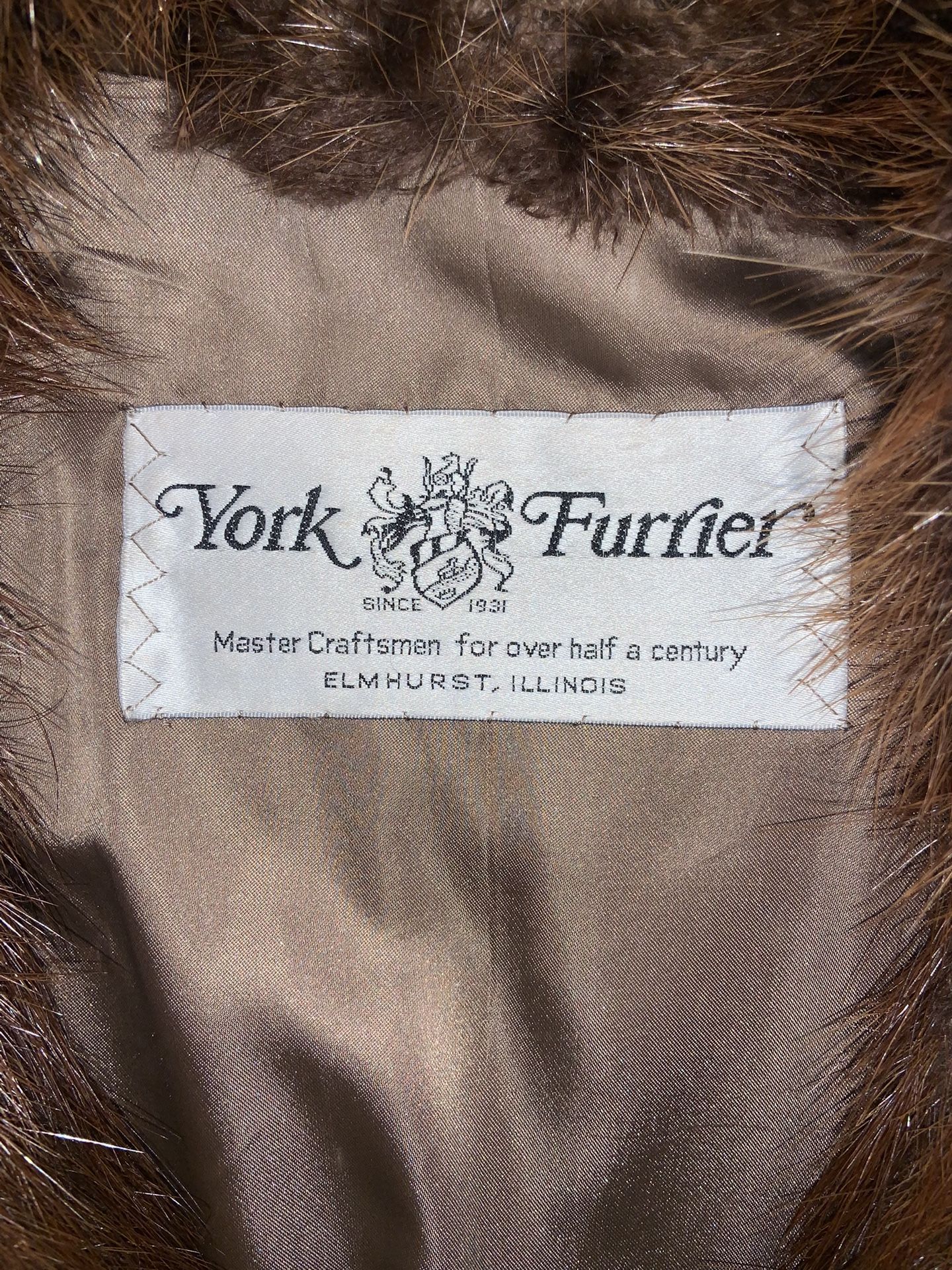 Womens Short Mink Coat By York Furrier