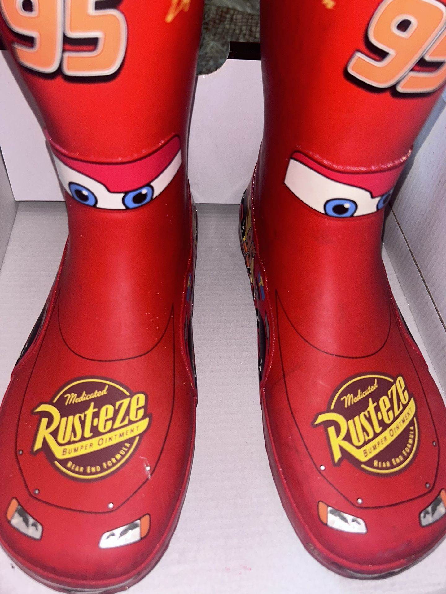 Size 3 Kid Cars Rain Boots