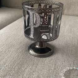 Chrome Candle Holder (Paris)