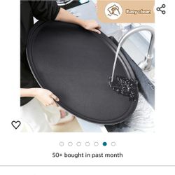 New, 2pk Black Serving Trays 