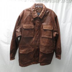 Wilsons The Leather Experts, Brown 100% Leather, XL,