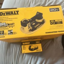 Dewalt Grabo 265lb Lifter + 20v Lithium Battery 5AH
