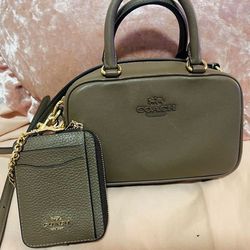 Coach bag and wallet