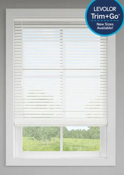 LEVOLOR Blinds - Several Available - In Boxes - $15 Each White Faux Wood 35-48