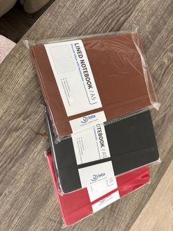 Notebooks 3 Pack, A5 Lined Journals