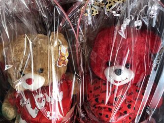 Happy Valentines ♥️Teddy Bear In a Basket