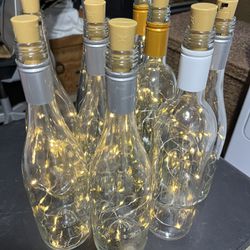 Glass Bottle Lights Center Piece Party