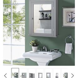 New! Bathroom Mirror Cabinet