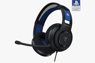 Turtle Beach PlayStation Headset 3.5mm Jack Boom Mic Black Blue White Gray