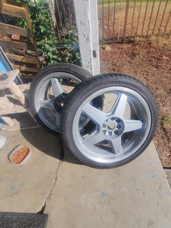 2 Hart Racing 18" Wheels With Nice 225/40zr/18 Tires