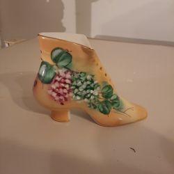 Limoges porcelain antique miniature boot