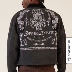 Sapphire Lounge Denim Jacket . Size L