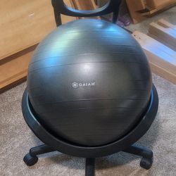 Gaiam Ergonomic Balance Ball Chair