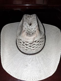 Brand New Cody James Bangora Straw Cowboy Hat - Size 7 1/8".