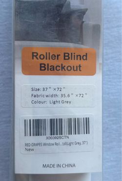 Roller blind blackout