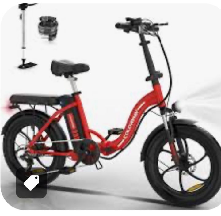 COLORWAY 500W Electric bicycles, 20x3.0in Fat Tire Eleictric Bike, 11.2Ah/36V E-Bike, 7-SHIMANO 19.9MPH Bicycle for Teenager and Adults-BK6M