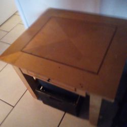 Sold Wood End Table 