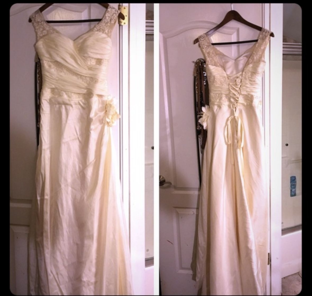 Off- White Wedding Dress Sz 4