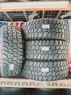 ✔️ Set of 4 Like NEW Tires  LT37X12.50R20 MICKY THOMPSON M/T 37X12.5R20 ALL TERRAIN OFF-ROAD 37 12.5 R20