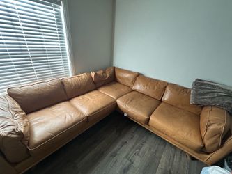 Leather couch