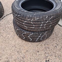 2 STARFIRE 215 55 16 TIRES GREAT SHAPE 