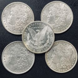 1878 Silver Morgan Dollar - 1935 Peace 