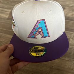 Arizona Diamond Backs Baseball Hat Size 7-1/4