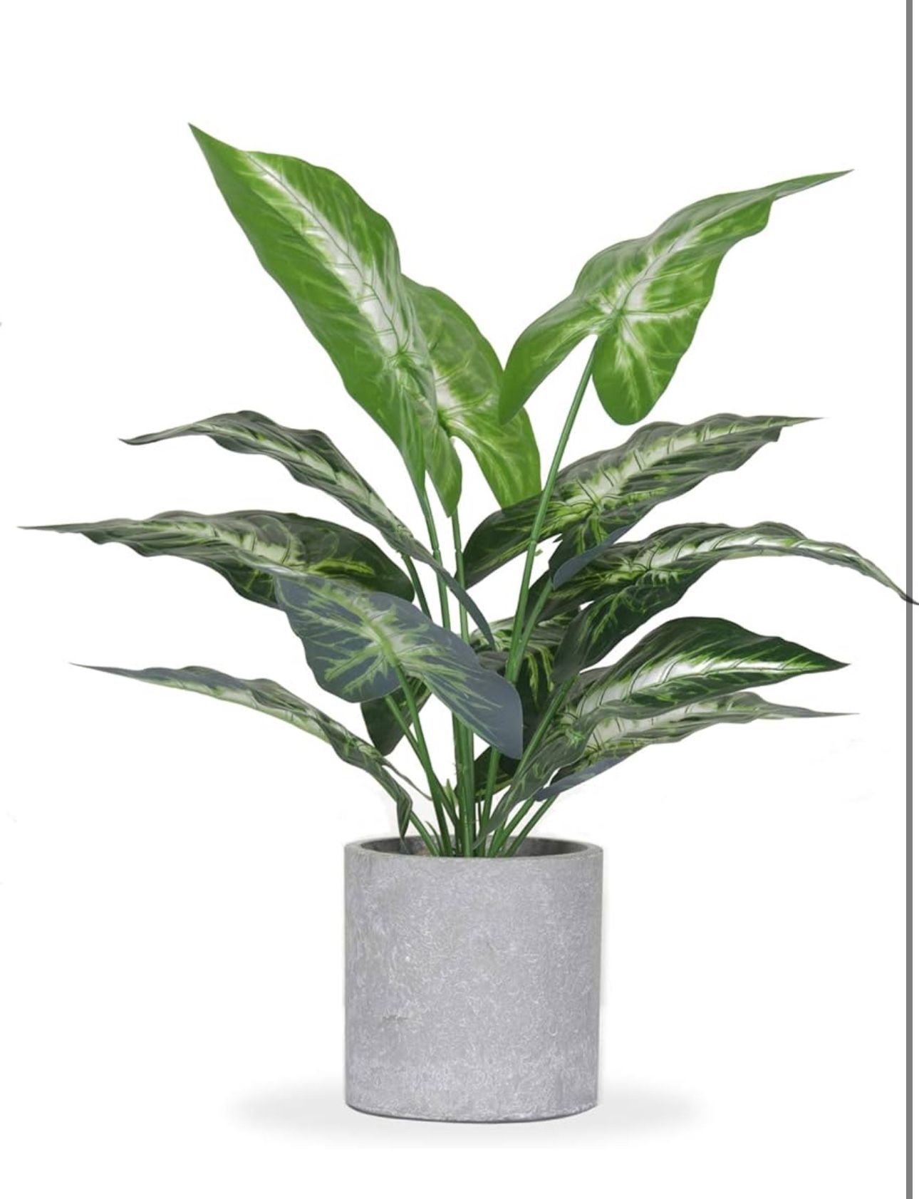 16" Small Fake Plants Artificial Potted Faux Plants for Office Desk Shelf Bathroom Home Decor