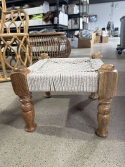 Woven Ottoman