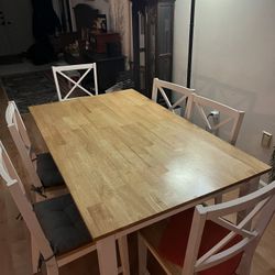 Dining Table w 6 Chairs