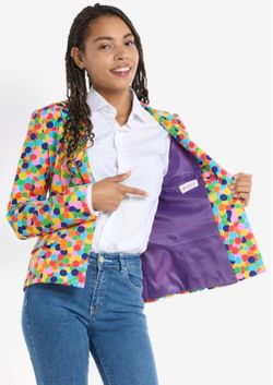 OppoSuits Confetteroni Women's Blazer Size 4