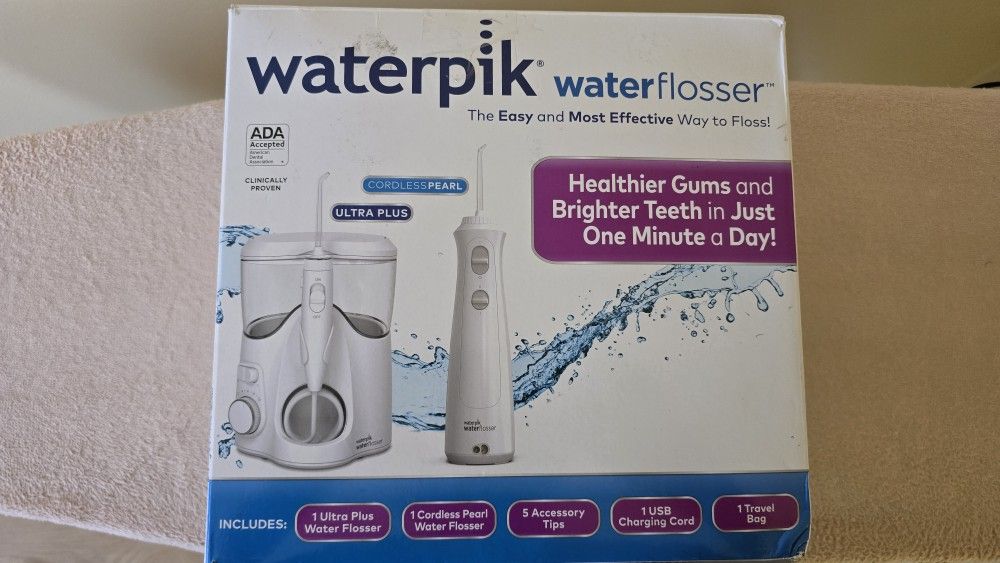 Water Flosser 2 Pack - Hilo Dental De Agua Paquete De 2